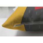 Realhomes Çift Taraflı Renkli Kedi Dijital Baskılı Modern Süet Kırlent Kılıfı Realhomes