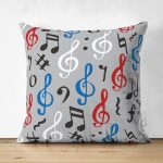 - Suet-K-4930 - Realhomes Realhomes Çift Taraflı Gri Zeminli Sol Anahtarlı Dijital Baskılı Modern Süet Yastık Kılıfı Realhomes