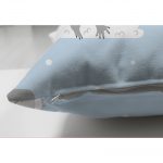 - Suet-K-4931-2 - Realhomes Realhomes Çift Taraflı Bulutlara Sarılmış Ayıcıklar Dijital Baskılı Modern Süet Yastık Kılıfı Realhomes