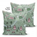 - Suet-K-4958-1 - Realhomes Realhomes Çift Taraflı Dijital Baskılı Modern Süet Kırlent Kılıfı Realhomes