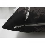 - Suet-K-5005-2 - Realhomes Realhomes Cow Head Çift Taraflı Özel Tasarım Dijital Baskılı Süet Kırlent Kılıfı Realhomes