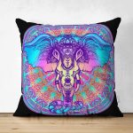 - Suet-K-5023 - Realhomes Realhomes Çift Taraflı Dijital Baskılı Özel Tasarım Dekoratif Modern Süet Kırlent Kılıfı Realhomes