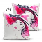 - Suet-K-5076-1 - Realhomes  Sulu Boya Özel Tasarım Fashion Women Çift Taraflı Dijital Baskılı Süet Yastık Kılıfı Realhomes