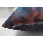 Çift Taraflı Pastel Renklerde Kızıl Saçlı Süet Kırlent Kılıfı Realhomes