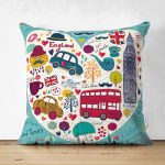 - Suet-K-51 - Realhomes Realhomes Çift Taraflı Dijital Baskılı Dekoratif Süet Yastık Kırlent Kılıfı Realhomes