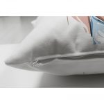 Güneş Gözlüklü Genç Kadın Desenli Çift Taraflı Modern Süet Kırlent Kılıfı Realhomes