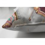 - Suet-K-5168-2 - Realhomes  Realhomes Dini Motifli Çift Taraflı Özel Tasarım Dijital Baskılı Süet Kırlent Kılıfı Realhomes