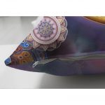 Realhomes Dini Motifli Çift Taraflı Özel Tasarım Dijital Baskılı Süet Kırlent Kılıfı Realhomes