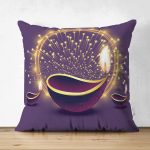 - Suet-K-5198 - Realhomes Realhomes Dini Motifli Çift Taraflı Özel Tasarım Dijital Baskılı Süet Kırlent Kılıfı Realhomes