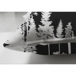 - Suet-K-5232siyah-2 - Realhomes Realhomes Siyah Zeminde Siyah Ağaç Tasarımlı Çift Taraflı Dekoratif Süet Yastık Kılıfı Realhomes