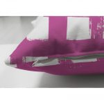 - Suet-K-5236mor-2 - Realhomes Lacivert Zeminde Geometrik Kare Motifli Çift Taraflı Dekoratif Süet Yastık Kılıfı Realhomes