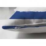 - Suet-K-5237lacivert-2 - Realhomes  Lacivert Çizgili Motifli Çift Taraflı Dekoratif Modern Süet Yastık Kılıfı Realhomes