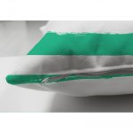 - Suet-K-5237yesil-2 - Realhomes  Yeşil Çizgili Motifli Çift Taraflı Dekoratif Modern Süet Yastık Kılıfı Realhomes