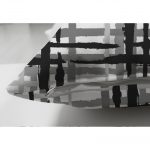 - Suet-K-5264-2 - Realhomes  Izgara Zeminde Gri Tonlama Dijital Baskılı Çift Taraflı Özel Tasarım Süet Kırlent Kılıfı Realhomes