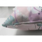 - Suet-K-5275-2 - Realhomes  Realhomes Tropik Yaprak Motifli Dekoratif Çift Taraflı Dijital Baskılı Süet Kırlent Kılıfı Realhomes