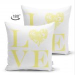 - Suet-K-528-1 - Realhomes Aşk Temalı Çift Taraflı Dijital Baskılı Dekoratif Süet Yastık Kırlent Kılıfı Realhomes