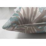 - Suet-K-5286-2 - Realhomes  Modern Floral Desen Çift Taraflı Dijital Baskılı Özel Tasarım Süet Kırlent Kılıfı Realhomes