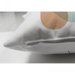 Karakalem Botanik Yaprak Desenli Çift Taraflı Süet Kırlent Kılıfı Realhomes