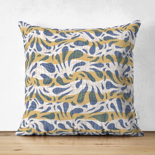 Modern Kalp Desenli Çift Taraflı Dijital Baskılı Dekoratif Süet Yastık Kırlent Kılıfı Realhomes