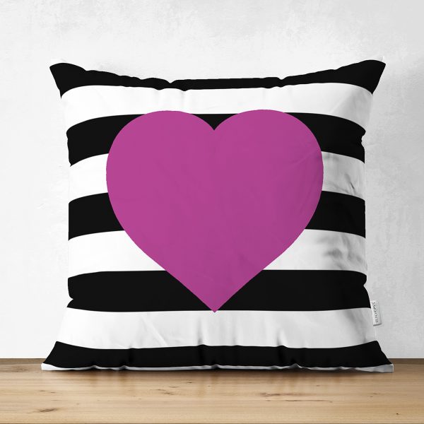 - Suet-K-541 - Realhomes  Çift Taraflı Pembe Zeminde Siyah Leopar Dijital Baskılı Dekoratif Süet Kırlent Kılıfı Realhomes