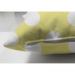 - Suet-K-545-2 - Realhomes  Çift Taraflı Puantiyeli Dijital Baskılı Dekoratif Süet Yastık Kırlent Kılıfı Realhomes