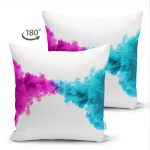 - Suet-K-5561-1 - Realhomes Çift Taraflı Renli Duman Desenli Modern Süet Yastık Kılıfı Realhomes