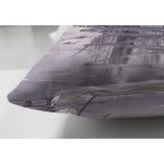 - Suet-K-5569-2 - Realhomes Çift Taraflı Siyah Beyaz Tekne Desenli Modern Süet Yastık Kılıfı Realhomes