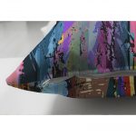 - Suet-K-5588-2 - Realhomes  Çift Taraflı Mavi Ağırlıklı Suluboya Desenli Modern Süet Kırlent Kılıfı Realhomes