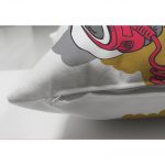 - Suet-K-5658-2 - Realhomes  Make Some Noise Köpek Dijital Baskılı Modern Çift Taraflı Süet Yastık Kırlent Kılıfı Realhomes