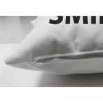 SmileDog Motifli Dijital Baskılı Modern Çift Taraflı Süet Yastık Kırlent Kılıfı Realhomes