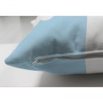 - Suet-K-5692-2 - Realhomes  Mavi Zeminde My Love Yazılı Sevimli Kedicik Desenli Dekoratif Çift Taraflı Süet Kırlent Kılıfı Realhomes