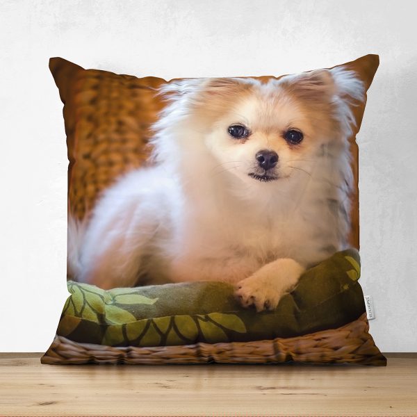 - Suet-K-5710 - Realhomes  Çift Taraflı Siyah Beyaz Sevimli Kedi Dijital Baskılı Modern Süet Yastık Kırlent Kılıfı Realhomes