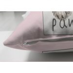 - Suet-K-5711-2 - Realhomes  Çift Taraflı Let's Make It Kedi Desenli Modern Süet Yastık Kırlent Kılıfı Realhomes