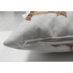 - Suet-K-5729-2 - Realhomes  Çift Taraflı Sevimli Köpek ve Kedi Desenli Sevimli Modern Süet Yastık Kırlent Kılıfı Realhomes