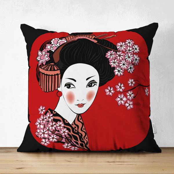 - Suet-K-5808 - Realhomes  Çift Taraflı Baykuş Desenli Dijital Baskılı Dekoratif Süet Yastık Kırlent Kılıfı Realhomes