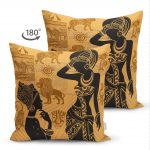 - Suet-K-5809-1 - Realhomes Çift Taraflı Etnik Afrika Desenli Modern Süet Kırlent Kılıfı Realhomes
