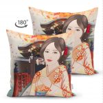 - Suet-K-5831-1 - Realhomes Çift Taraflı Japon Kültürü Zeminli Modern Süet Kırlent Kılıfı Realhomes