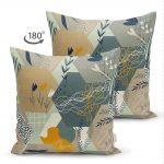 - Suet-K-5867-1 - Realhomes  Çift Taraflı Geometrik Şekilli Bohemian Özel Tasarımlı Modern Süet Kırlent Kılıfı Realhomes