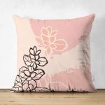 - Suet-K-5870-1 - Realhomes Realhomes Çift Taraflı Dijital Baskılı Dekoratif Modern Süet Yastık Kırlent Kılıfı Realhomes