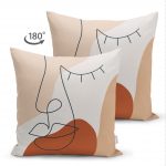 - Suet-K-5875-1 - Realhomes  Realhomes Çift Taraflı Bohemian Özel Tasarım Dekoratif Süet Yastık Kırlent Kılıfı Realhomes