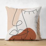 - Suet-K-5875 - Realhomes  Realhomes Çift Taraflı Bohemian Özel Tasarım Dekoratif Süet Yastık Kırlent Kılıfı Realhomes