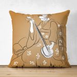 - Suet-K-5885 - Realhomes Realhomes Çift Taraflı Dijital Baskılı Özel Tasarım Dekoratif Modern Süet Kırlent Kılıfı Realhomes