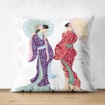 Realhomes Çift Taraflı Dijital Baskılı Özel Tasarım Dekoratif Modern Süet Kırlent Kılıfı Realhomes