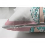 - Для Интернета - Realhomes Çift Taraflı Fashion Girl Dijital Baskılı Modern Süet Yastık Kırlent Kılıfı Realhomes