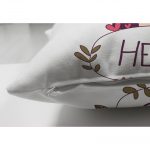 - Baskı - Realhomes Çift Taraflı Fashion Girl Dijital Baskılı Modern Süet Yastık Kırlent Kılıfı Realhomes