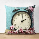 - Suet-K-745 - Realhomes  Realhomes Çift Taraflı Dijital Baskılı Dekoratif Süet Yastık Kırlent Kılıfı Realhomes