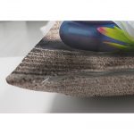 - Suet-K-749-2 - Realhomes Çift Taraflı Modern Kelebek Dijital Baskılı Dekoratif Süet Yastık Kırlent Kılıfı Realhomes