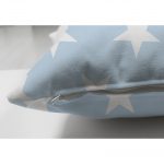 Çift Taraflı Modern Yıldız Desenli Dijital Baskılı Süet Yastık Kırlent Kılıfı Realhomes