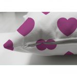 - Suet-K-780-2 - Realhomes Çift Taraflı Kalp Desen Dijital Baskılı Süet Yastık Kırlent Kılıfı Realhomes