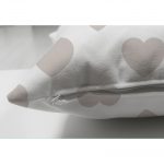 - Suet-K-788-2 - Realhomes Çift Taraflı Kalp Desen Dijital Baskılı Süet Yastık Kırlent Kılıfı Realhomes